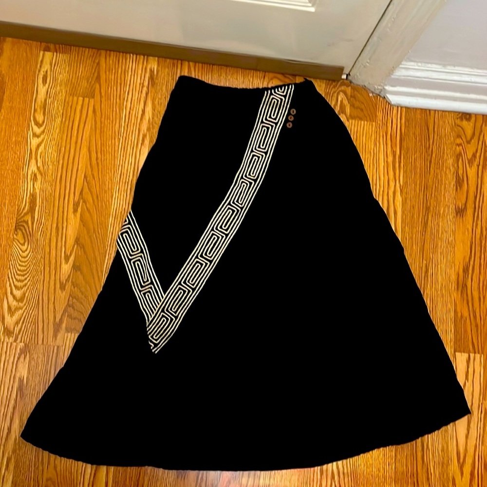 Long black skirt